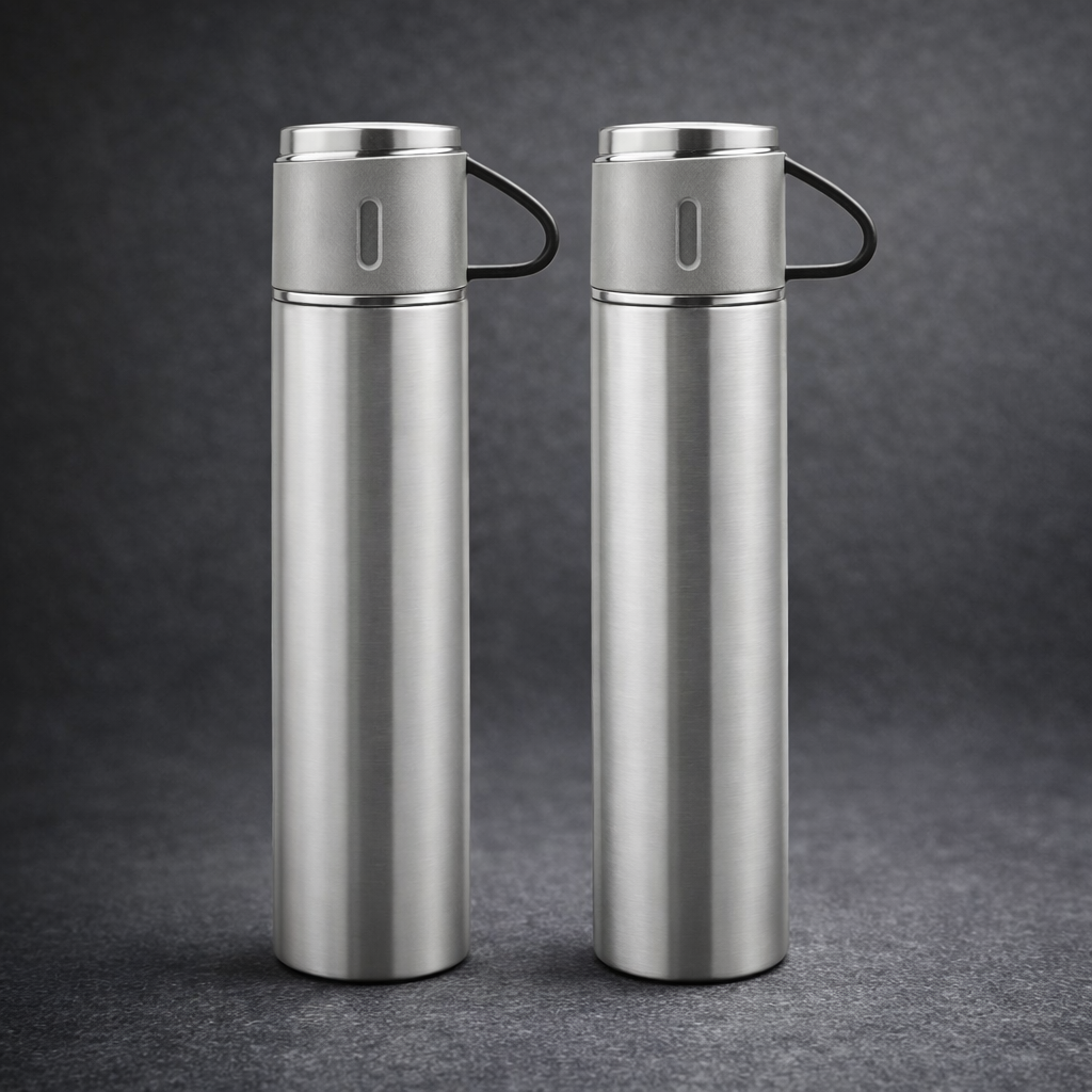 Gradient Insulated Sports Water Bottle – Leak-Proof Flask With Motivational Time Markings - 500ml (Random Color) Rs 1,179