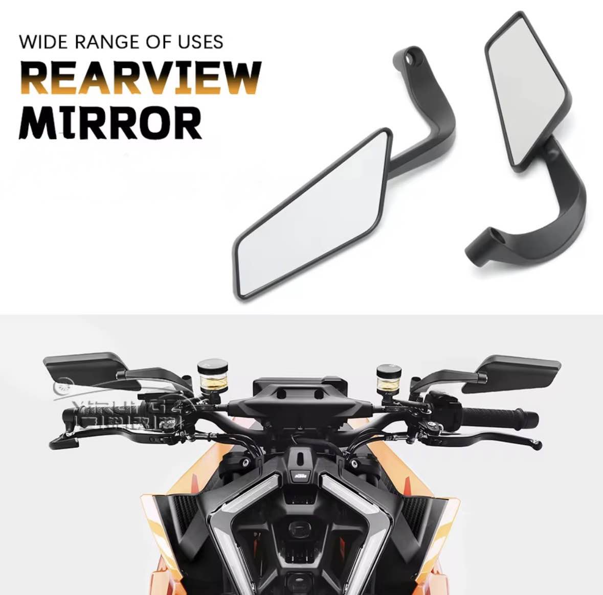 Universal Motorcycle Wind Wing Rearview Mirrors
