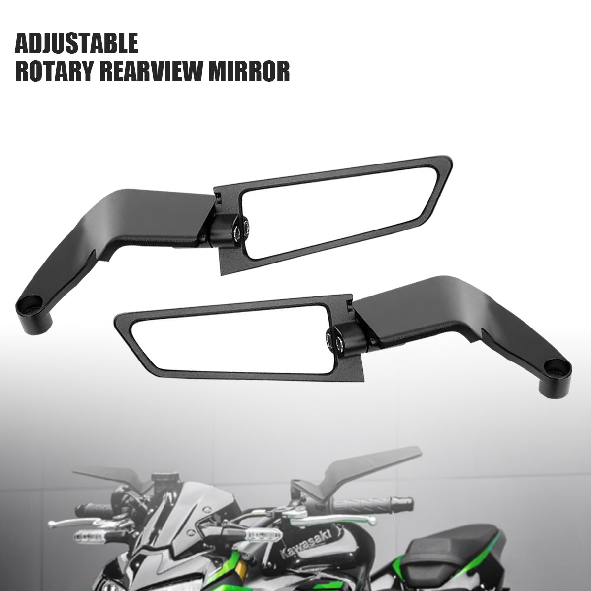 Universal Motorcycle Wind Wing Rearview Mirrors