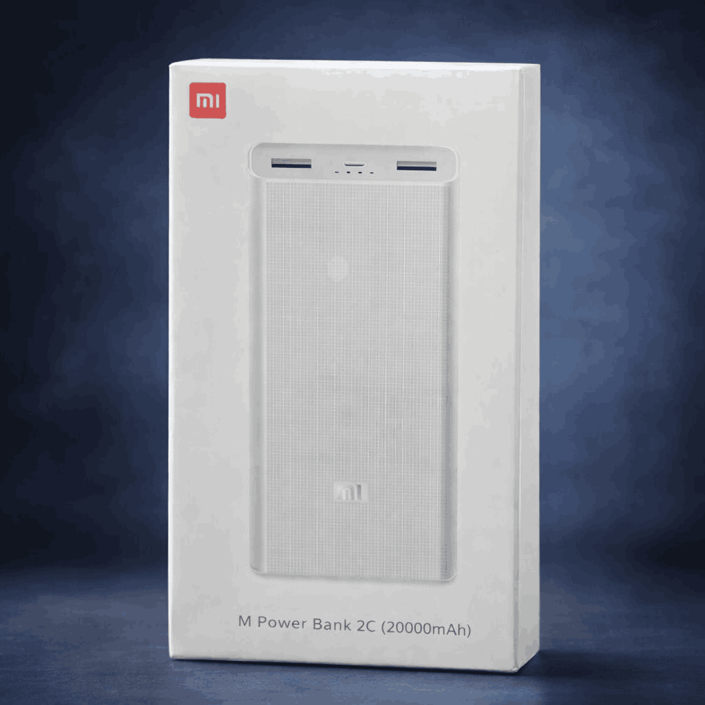 Xiaomi Mi Power Bank 2C 20000mAh – Dual USB Portable Fast Charging Power Bank With Smart Power Management