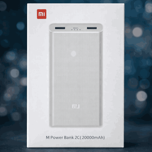 Xiaomi Mi Power Bank 2C 20000mAh – Dual USB Portable Fast Charging Power Bank With Smart Power Management